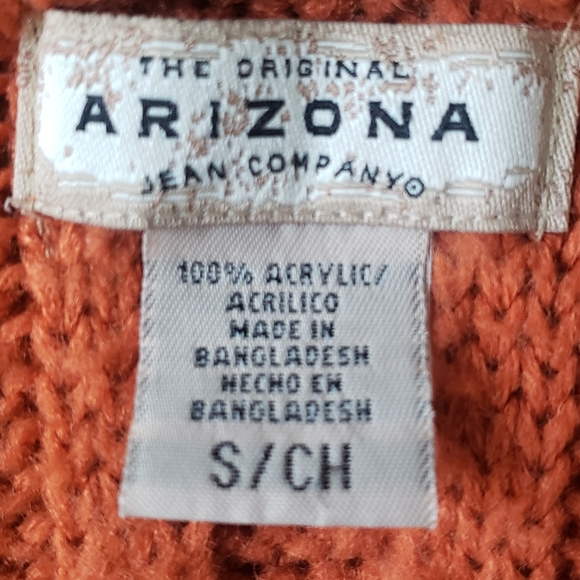 ArizonaJeanCo (S/Ch) Burnt Orange Hooded Sweater - Picture 4 of 4